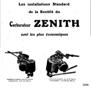 publicité de 1926