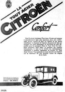 Citroën, 1926